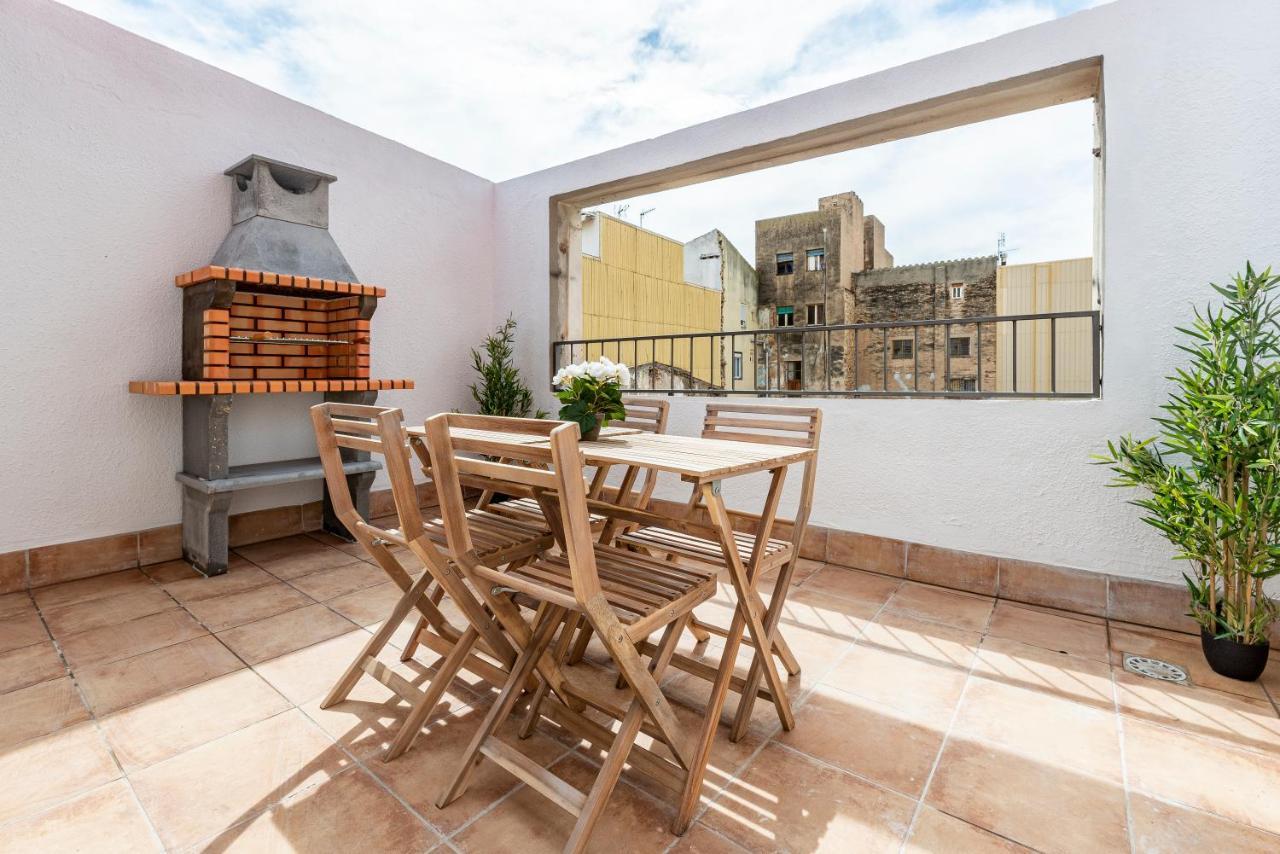 Ferienwohnung Atico Duplex Con Barbacoa Y Terraza En Barri Port Maritim Tarragona Exterior foto