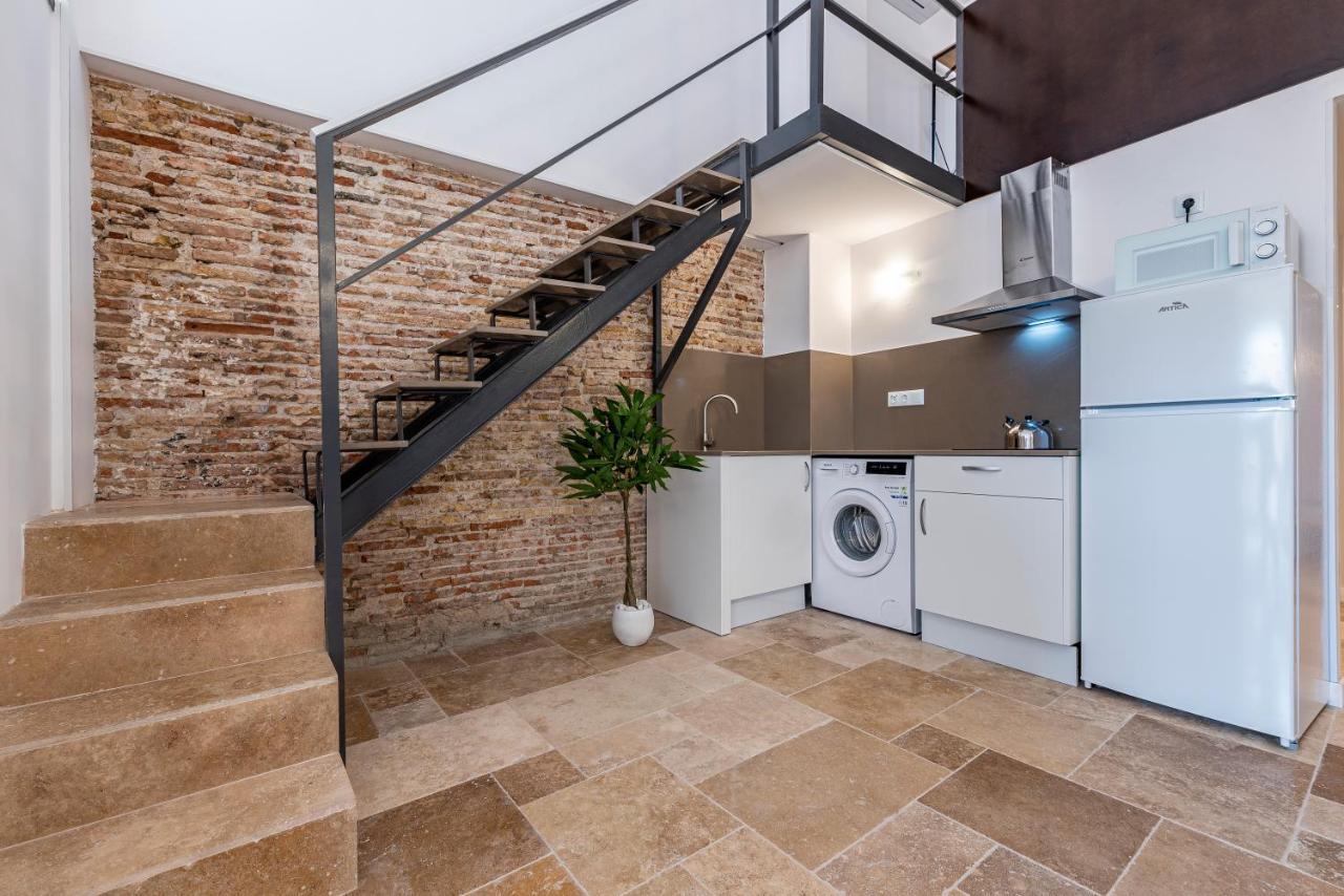 Ferienwohnung Atico Duplex Con Barbacoa Y Terraza En Barri Port Maritim Tarragona Exterior foto